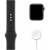 Apple Watch SE GPS 40mm Aluminum Case with Sport Band Grey/Black (MYDP2RU/A)