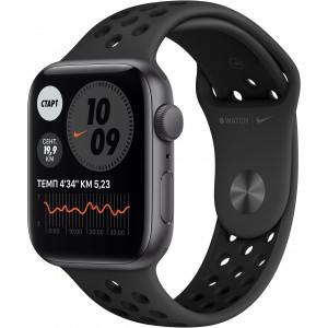 Apple Watch SE GPS 44mm Aluminum Case with Nike Sport Band Black Apple Watch SE GPS 44mm Aluminum Case with Nike Sport Band Black