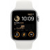 Apple Watch SE GPS (2022) 44mm Sport Band Silver