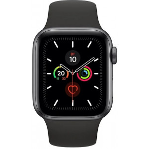 Apple Watch Series 5 GPS 40mm Aluminum Case with Sport Band серый космос/чёрный