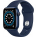 Apple Watch Series 6 GPS 40mm Aluminum Case with Sport Band Blue/Deep Navy (LL)