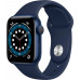 Apple Watch Series 6 GPS 40mm Aluminum Case with Sport Band Blue/Deep Navy (MG143RU/A)