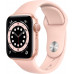 Apple Watch Series 6 GPS 40mm Aluminum Case with Sport Band Gold/Pink (LL)