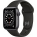 Apple Watch Series 6 GPS 40mm Aluminum Case with Sport Band Grey/Black (LL)