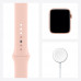 Apple Watch Series 6 GPS 44mm Aluminum Case with Sport Band Gold/Pink (M00E3RU/A)