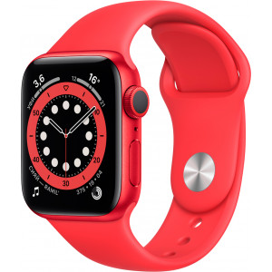 Apple Watch Series 6 GPS 44mm Aluminum Case with Sport Band Red (LL) Apple Watch Series 6 GPS 44mm Aluminum Case with Sport Band Red (LL)