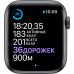 Apple Watch Series 6 GPS 44mm Aluminum Case with Sport Band Grey/Black (LL)