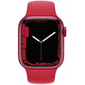Apple Watch Series 7 41mm Aluminium with Sport Band Red