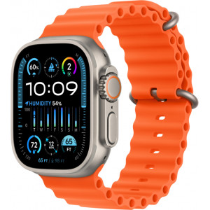 Apple Watch Ultra 2 49 mm Titanium Case Ocean Band Orange Apple Watch Ultra 2 49 mm Titanium Case Ocean Band Orange