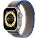 Apple Watch Ultra 49 mm Titanium Case, Trail Blue/Grey (Small/Medium, 130-180 mm) Blue/Grey