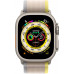 Apple Watch Ultra 49 mm Titanium Case, Trail Yellow/Beige (Medium/Large, 145-220 mm) Yellow/Beige Apple Watch Ultra 49 mm Titanium Case, Trail Yellow/Beige (Medium/Large, 145-220 mm) Yellow/Beige