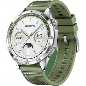 HUAWEI Watch GT 4 46mm (55020BGY) Green Woven Strap (RU) HUAWEI Watch GT 4 46mm (55020BGY) Green Woven Strap (RU)