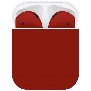 Apple Airpods 2 Color (без беспроводной зарядки чехла) Matt Burgundy
