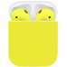Apple Airpods 2 Color (без беспроводной зарядки чехла) Matt yellow