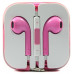 Гарнитура Apple iPhone стерео Розовая