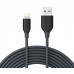 USB кабель для iPhone/iPad 2 метра Чёрный 
