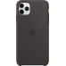 Задняя накладка для Apple iPhone 11 Pro Max Silicone Case Черный ОРИГИНАЛ