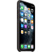 Задняя накладка для Apple iPhone 11 Pro Max Silicone Case Черный ОРИГИНАЛ