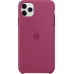 Задняя накладка для Apple iPhone 11 Pro Max Silicone Case Сочный гранат ОРИГИНАЛ