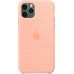 Задняя накладка для Apple iPhone 11 Pro Silicone Case Розовый грейпфрут ОРИГИНАЛ