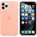 Задняя накладка для Apple iPhone 11 Pro Silicone Case Розовый грейпфрут ОРИГИНАЛ