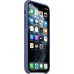 Задняя накладка для Apple iPhone 11 Pro Silicone Case Синий лен ОРИГИНАЛ